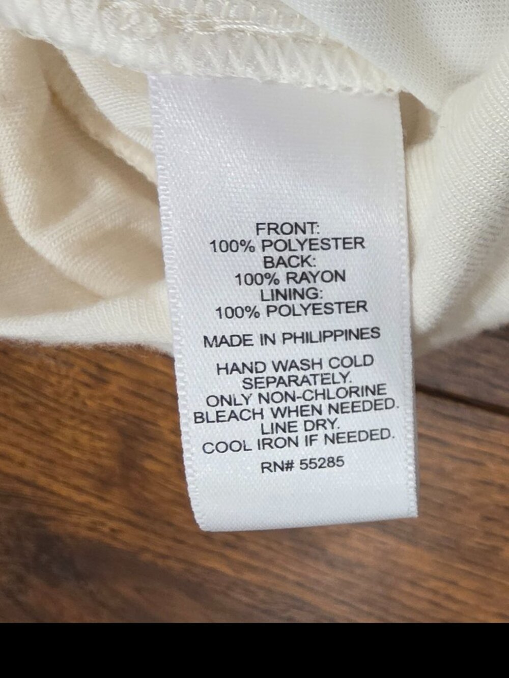 Express cream tank top - Picture 4 of 4